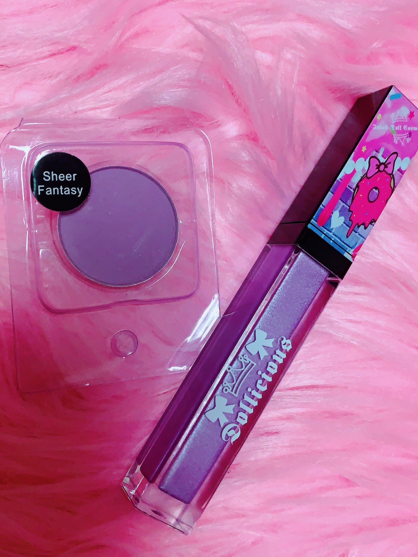 Inked Doll Cosmetics - SHEER FANTASY! (Lavender) PRESSED EYESHADOW SINGLE