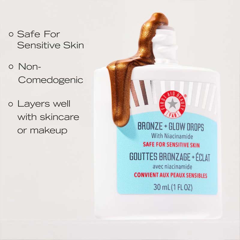First Aid Beauty Bronze + Glow Drops with Niacinamide