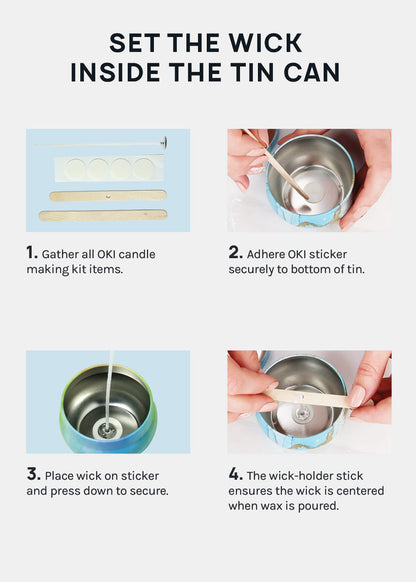 Candle DIY: Wick Holder, Stirring Sticks