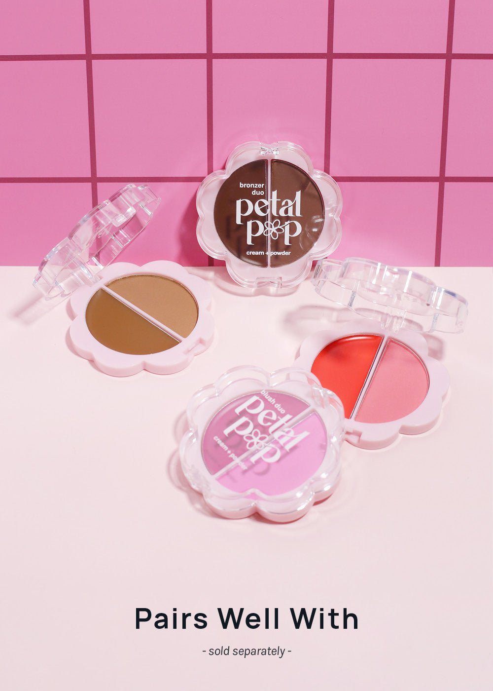 AOA Petal Pop Blush Duo Cream + Powder