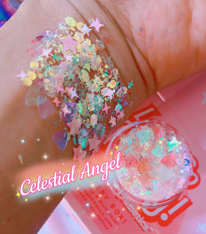 Inked Doll Cosmetics - CELESTIAL ANGEL MERMAID JELLY (FACE/BODY/HAIR) GLITTER GEL