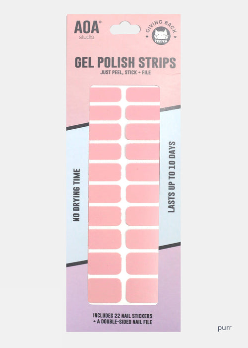 AOA Paw Paw Gel Polish Strips: Purr
