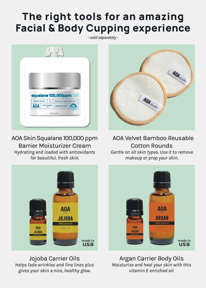 AOA Face and Body Cupping Tools