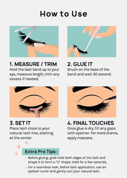 A+ Glam 3D Faux Mink Lashes - Dubai
