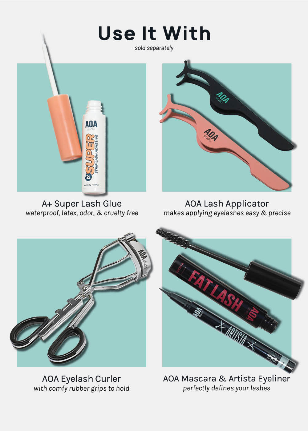 A+ Glam 3D Faux Mink Lashes - Jeju