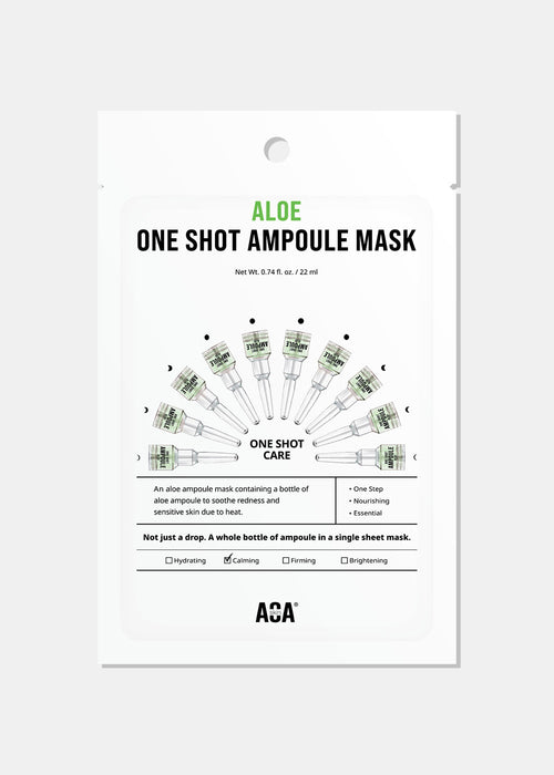 AOA Skin Aloe One Shot Ampoule Mask