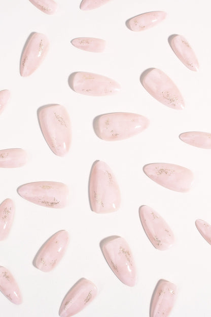 Bonmuz - Hushed Shimmer | Soft & Durable Press-On Nails