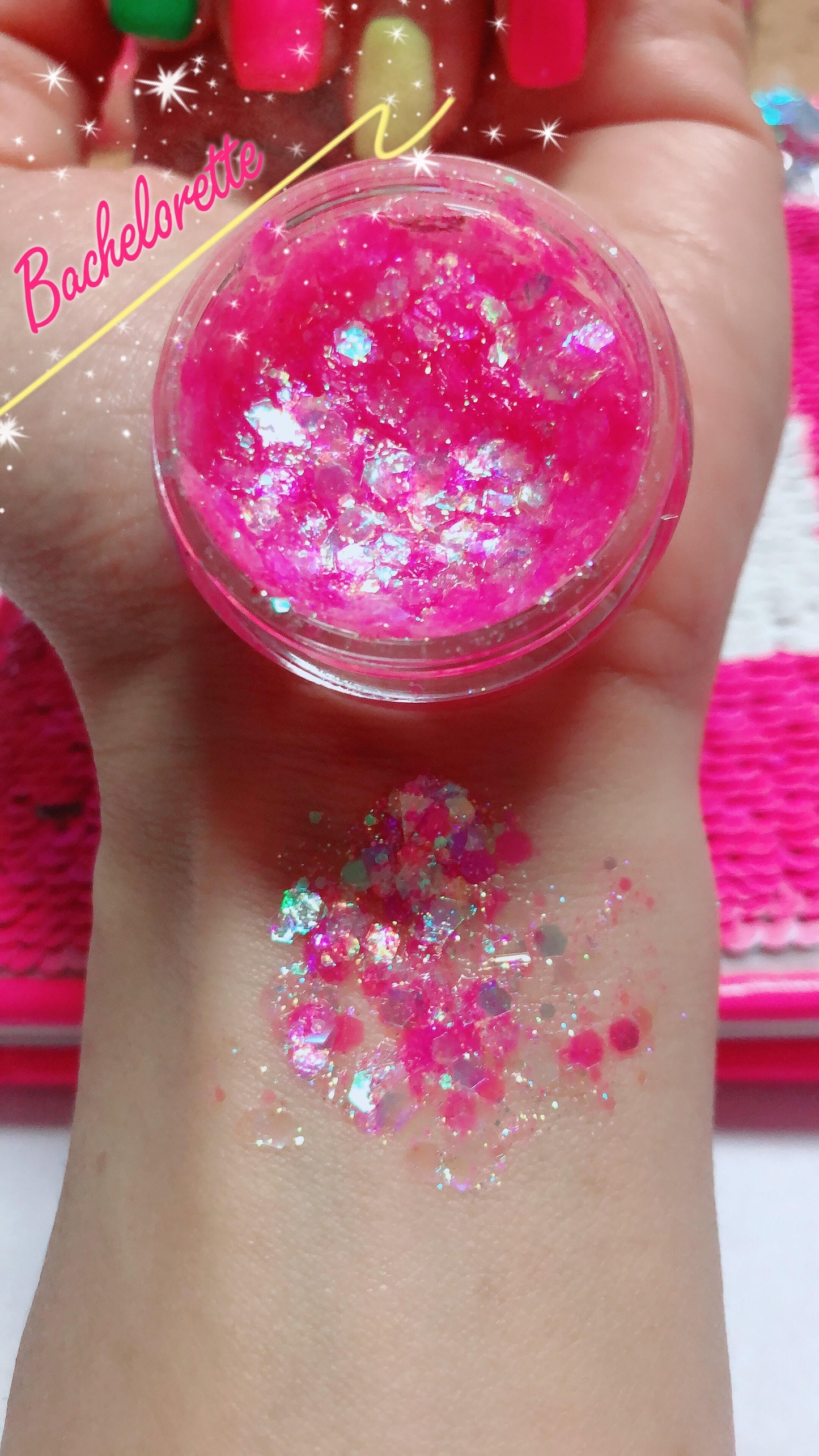 Inked Doll Cosmetics - BACHELORETTE Mermaid Jelly (Face/Body/Hair) Glitter Gel