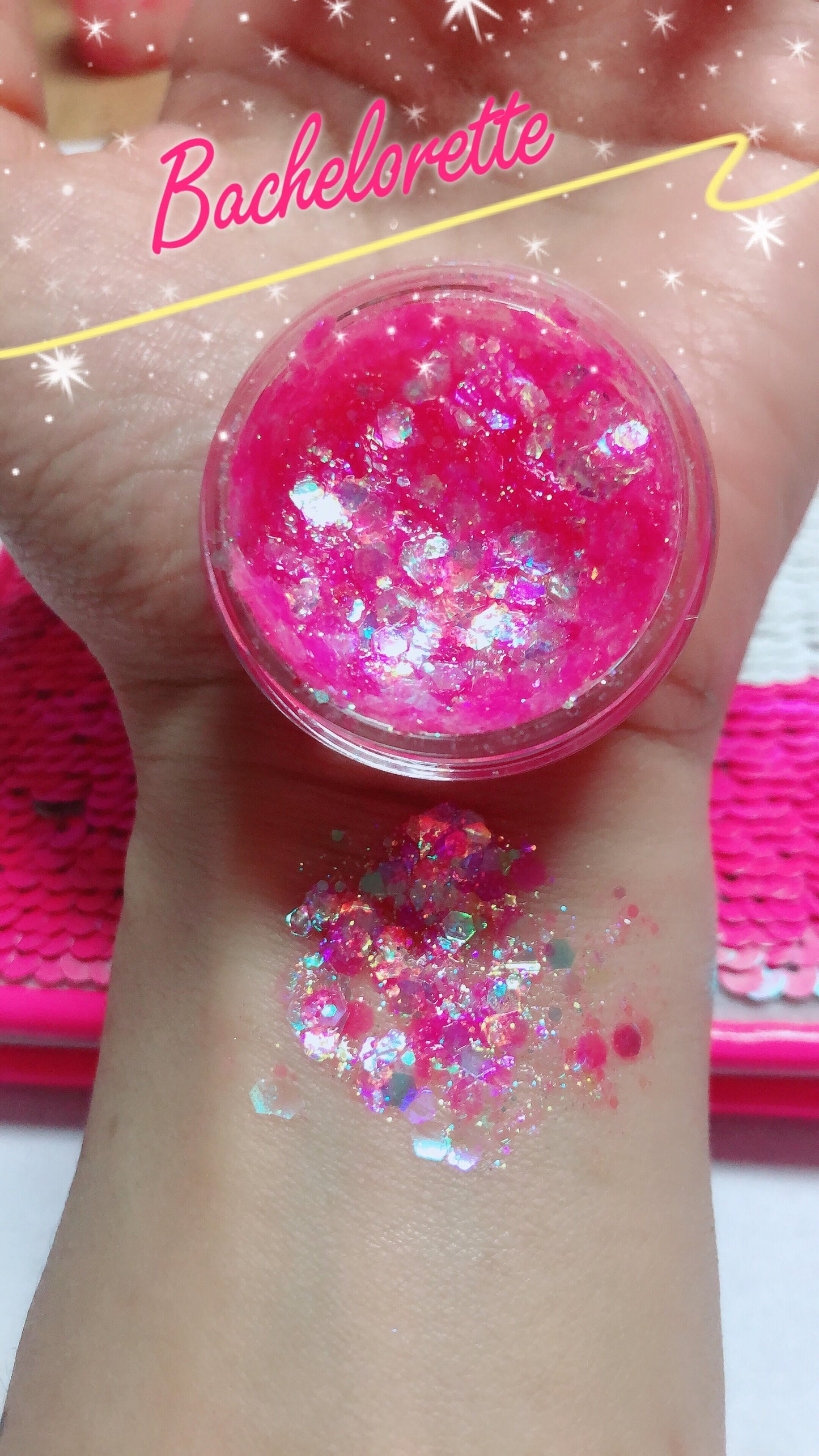 Inked Doll Cosmetics - BACHELORETTE Mermaid Jelly (Face/Body/Hair) Glitter Gel