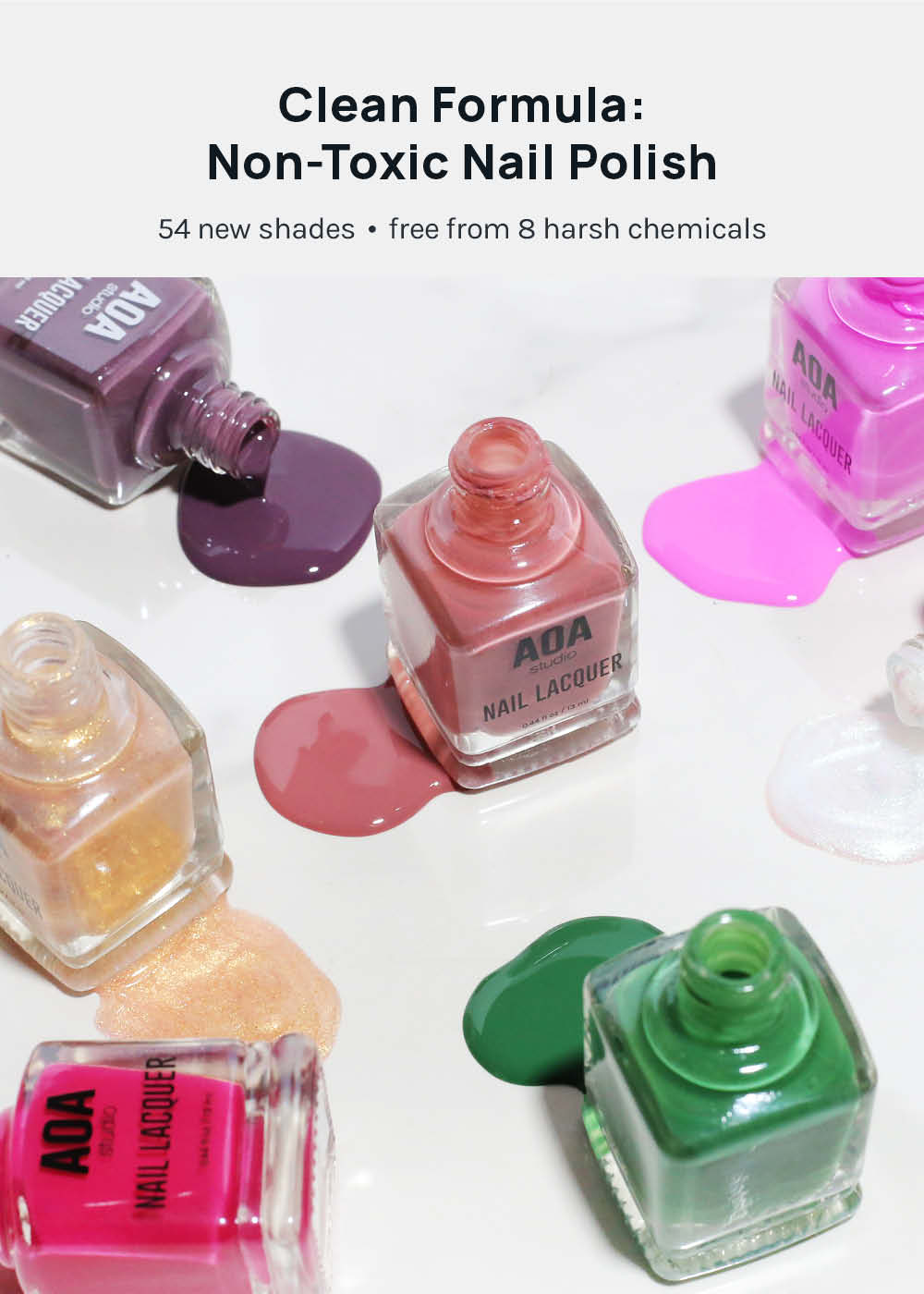 AOA Nail Lacquer – Pinks