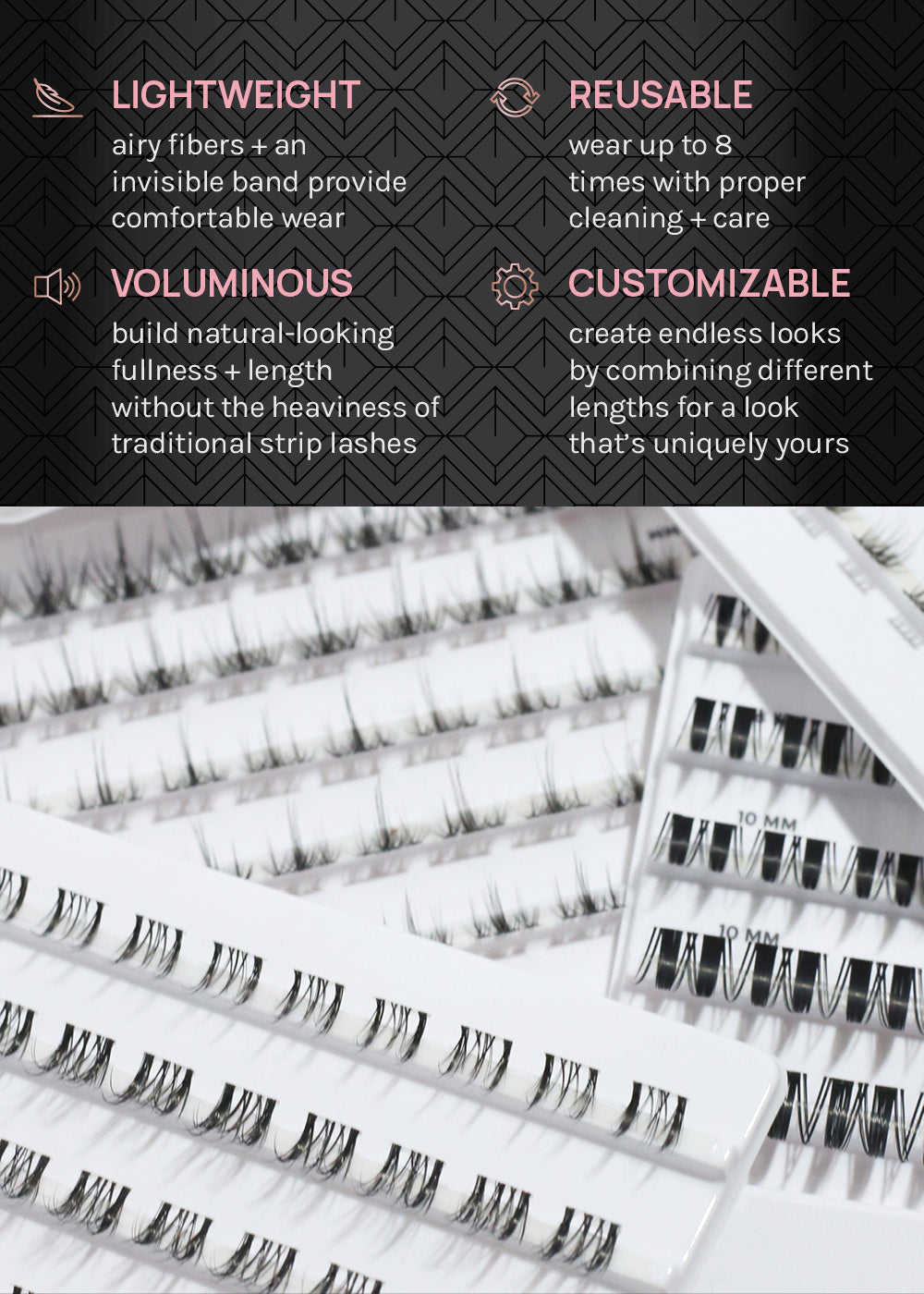 AOA Pro Lash Clusters: Aether