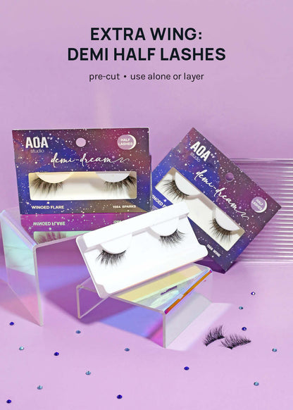 Demi-Dream Half Lashes – Sleek
