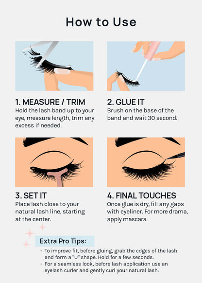 Demi-Dream Half Lashes – Subtle