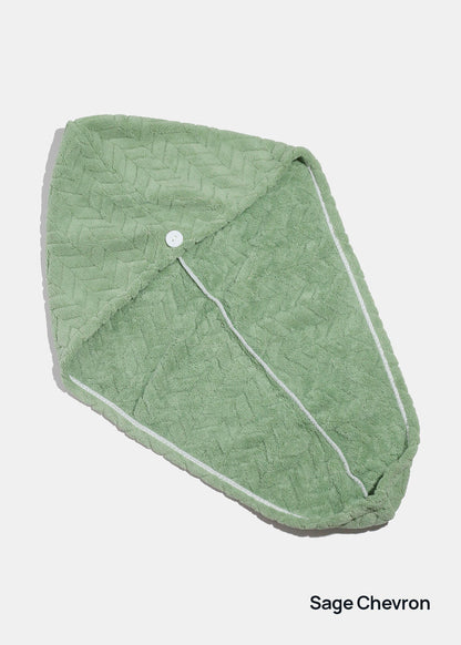 AOA Microfiber Hair Towel Turban