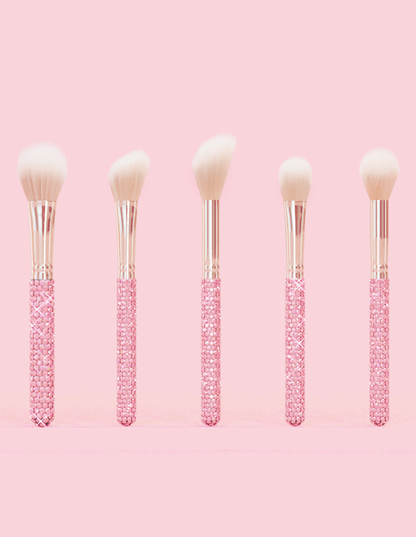 Crystal 20-Piece Eye & Face Makeup Brush Set