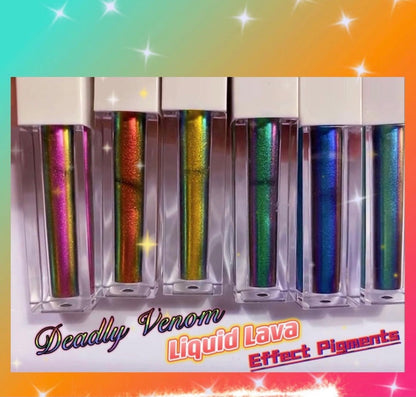 Inked Doll Cosmetics - "KOMODO NITEMARE" Deadly Venom LIQUID LAVA Effect Pigments