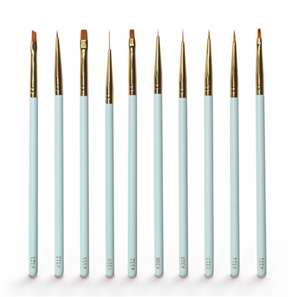 Detail In The Deal 10-Piece Blue Eye Detailing Brush Set