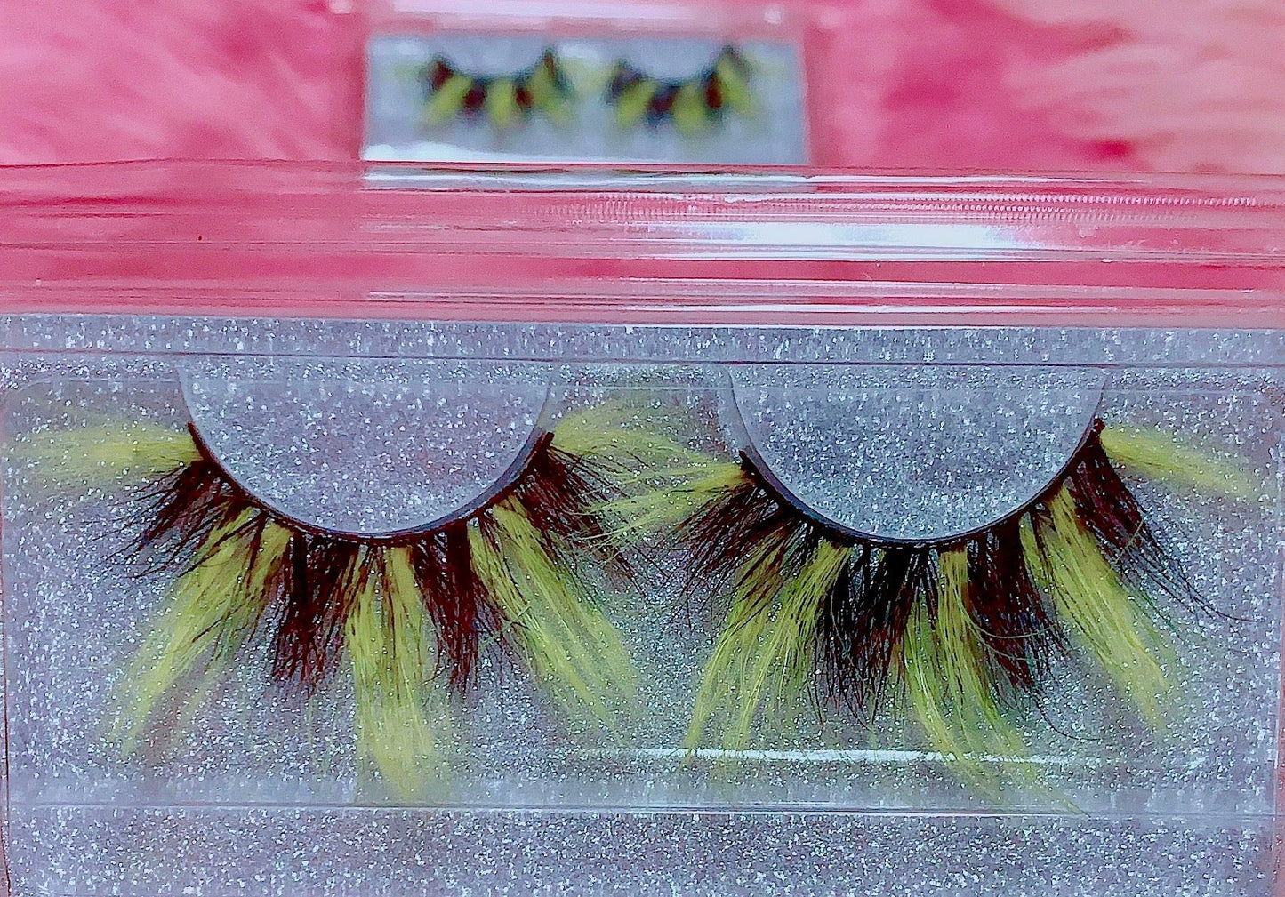Inked Doll Cosmetics - *Queen BEE-OTCH* (Black & Yellow) DreamDoll COLOR Lashes!