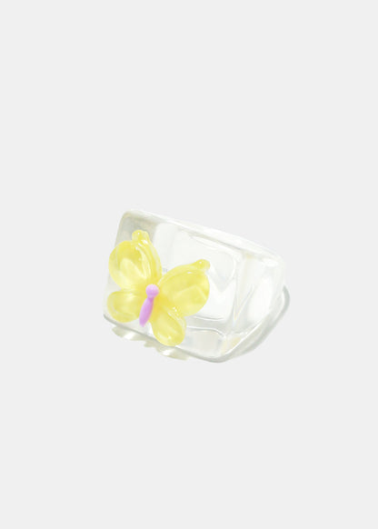 Butterfly Square Ring