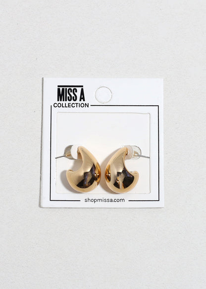 Crescent Puff Earrings
