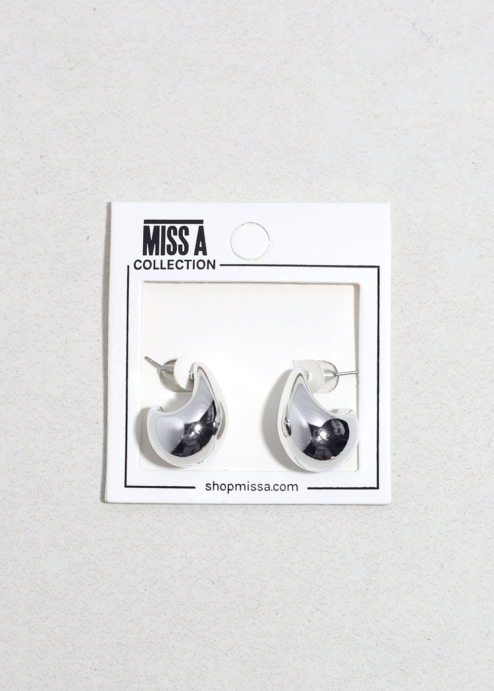 Crescent Puff Earrings