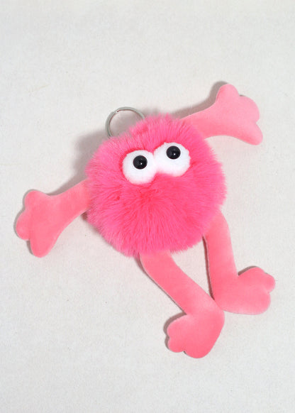 Fluffy Wiggle Monster Plush Bag Charm