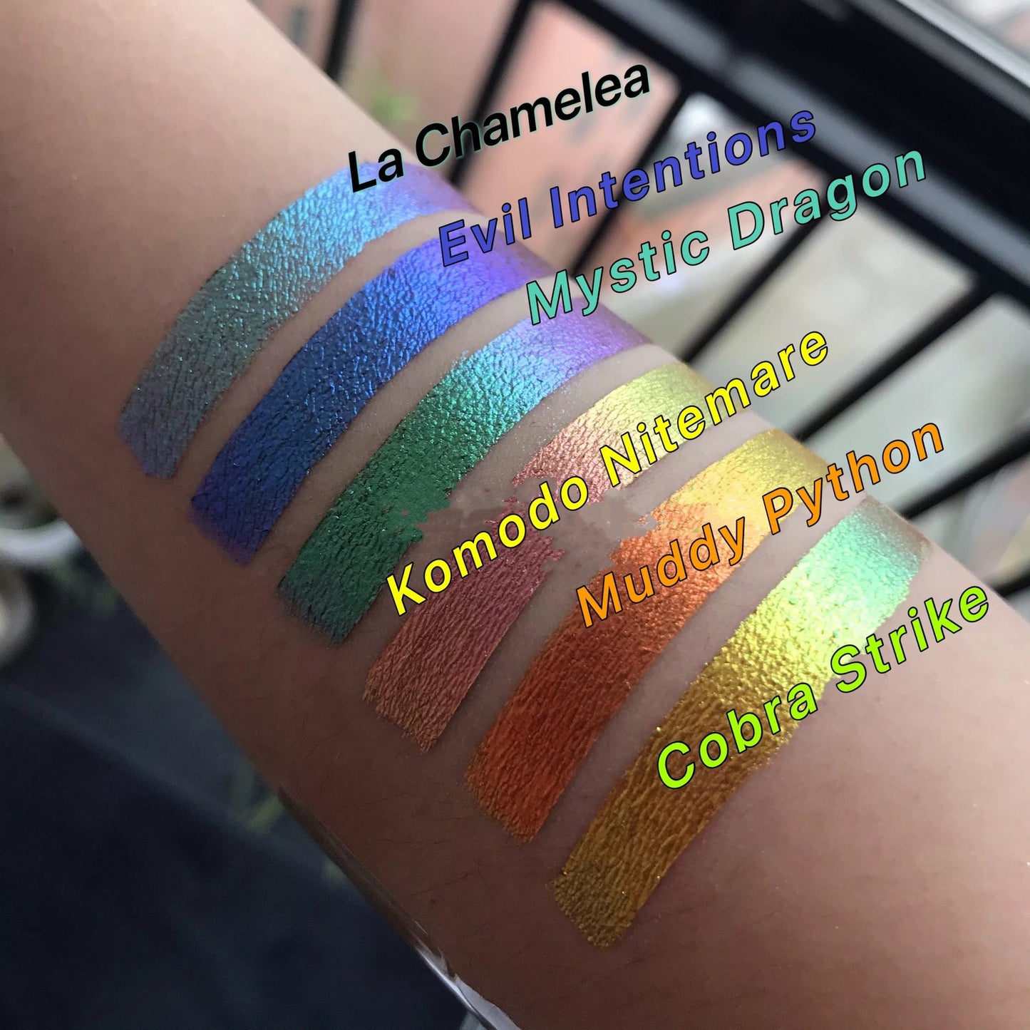 Inked Doll Cosmetics - "KOMODO NITEMARE" Deadly Venom LIQUID LAVA Effect Pigments