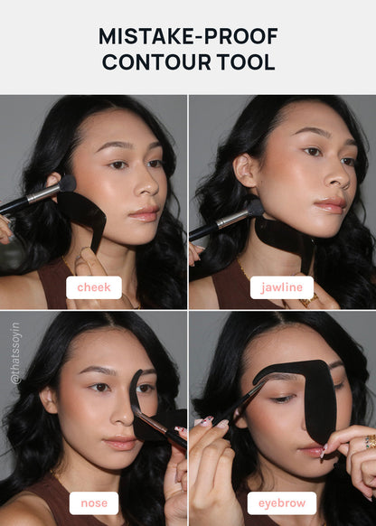 AOA Total Contour Face Stencil