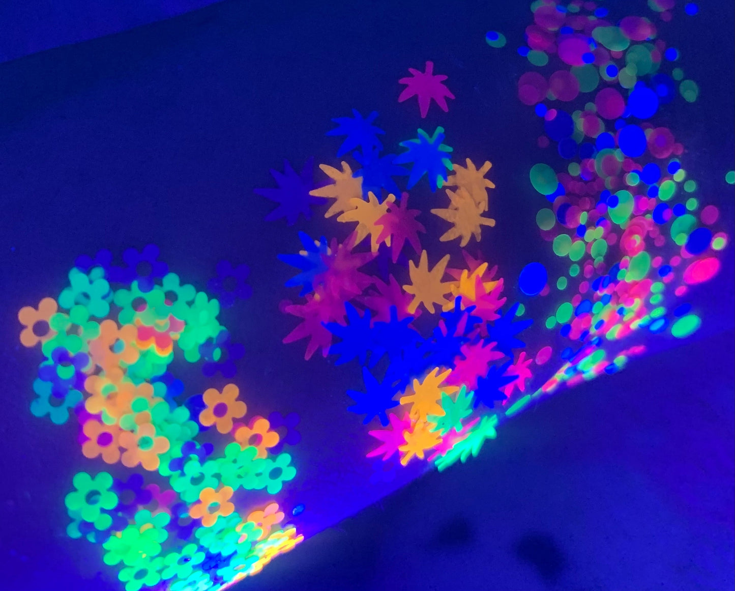 Inked Doll Cosmetics - DIPPIN' DOTS *UV* Festival GlamDoll Glitter Confetti