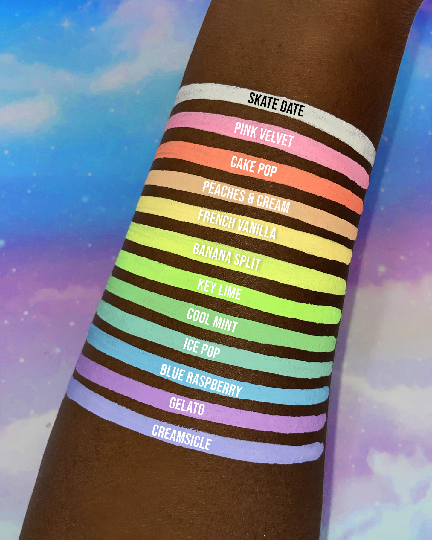 Gavissi Beauty - UV PASTEL BUNDLE: 12 LINERS + BRUSH + SPRAY BOTTLE