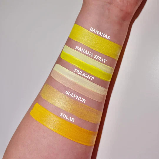 Glisten Cosmetics - Split Liner - Banana Split (UV Yellow) - Large (10g)