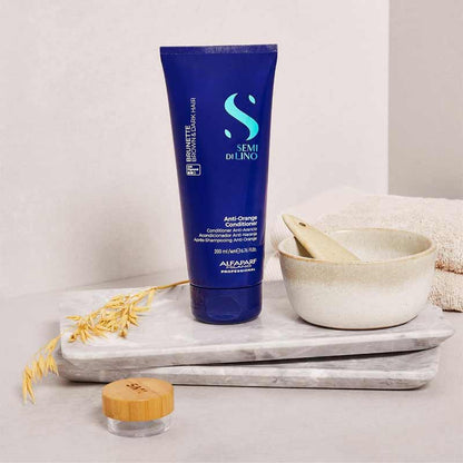 Alfaparf Semi Di Lino Brunette Anti-Orange Shampoo & Conditioner Duo