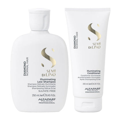 Alfaparf Semi Di Lino Diamond Shampoo & Conditioner Duo For Dull Hair