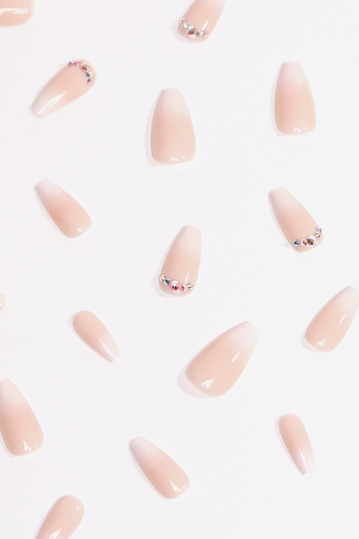 Bonmuz - Strawberry Mousse | Soft & Durable Press-On Nails