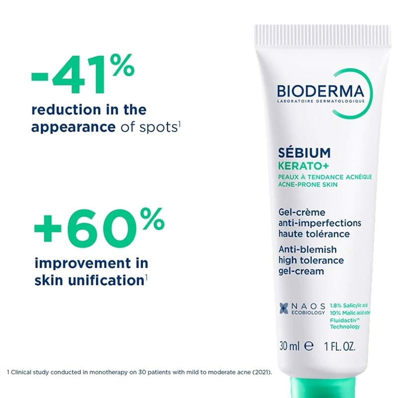 Bioderma Sebium Kerato+ Anti-Blemish High Tolerance Gel-Cream