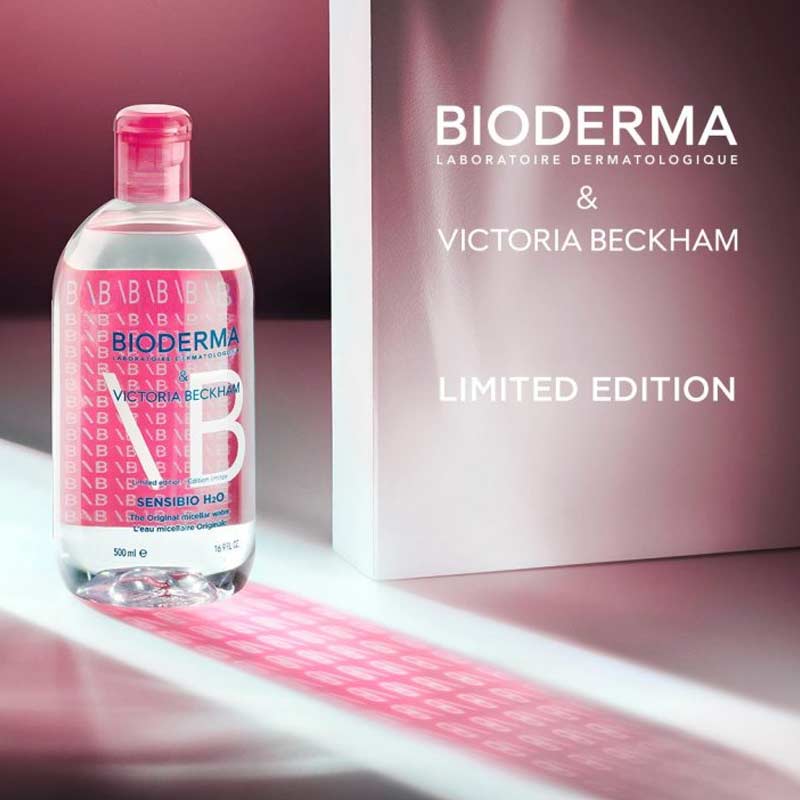 Bioderma Sensibio H2O Micellar Water Cleanser for Sensitive Skin Victoria Beckham Limited Edition