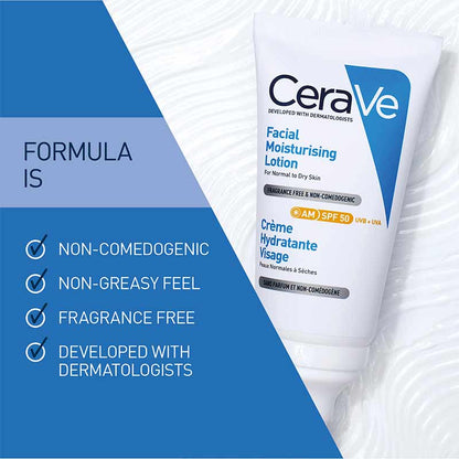 CeraVe Facial Moisturising Lotion AM SPF 50