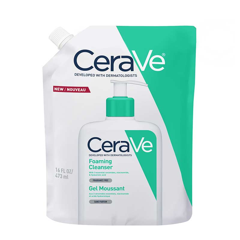 CeraVe Foaming Cleanser For Normal to Oily Skin With Ceramides