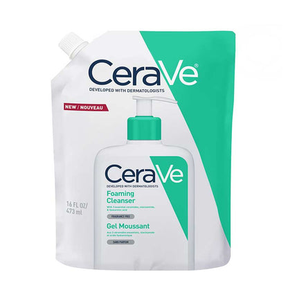 CeraVe Foaming Cleanser For Normal to Oily Skin With Ceramides