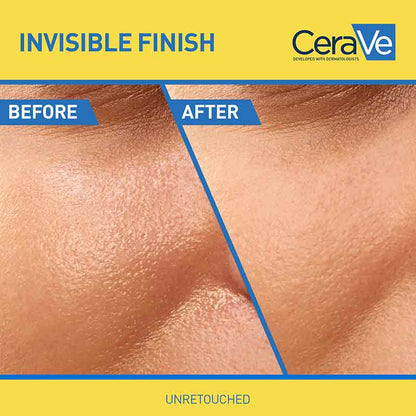 CeraVe Invisible Dry Touch Mattifying Fluid Face Sunscreen SPF 50