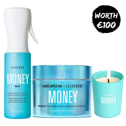 Color Wow Money Trio - Money Mask, Money Mist & FREE Candle