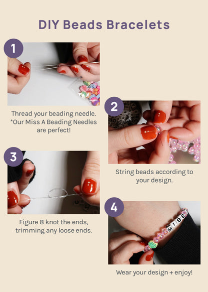 DIY Jewelry Making- Miss A Alphabetic Beads