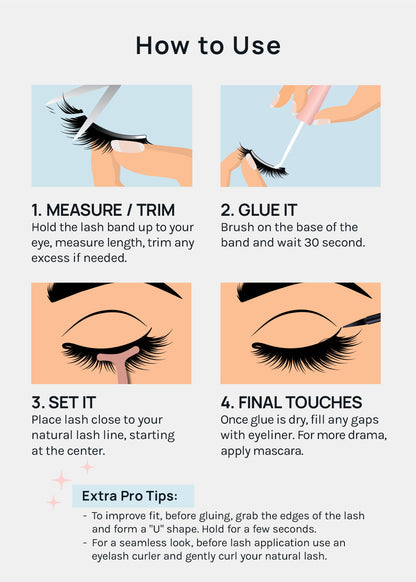 D-LUX Curl Premium Faux Mink Lashes - Grace