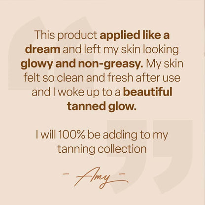 Dripping Gold Sleep Mask Overnight Face Tan with Hyaluronic Acid