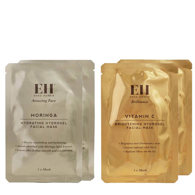 Emma Hardie The Ultimate Hydrate & Glow Hydrogel Masks - 4 Masks