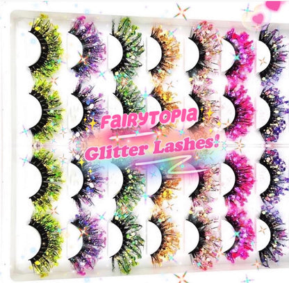 Inked Doll Cosmetics - PIXIE DOLL DUST “FairyTopia” *UV* Glitter DreamDoll Lashes