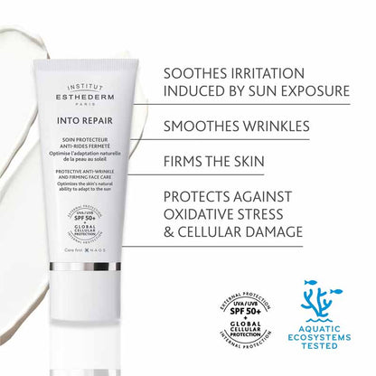 Institut Esthederm Into Repair Protective Anti Wrinkle and Firming Face Care SPF50+