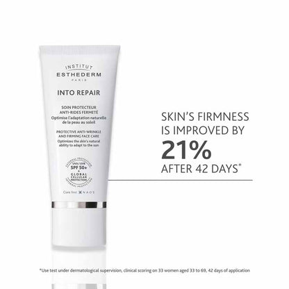 Institut Esthederm Into Repair Protective Anti Wrinkle and Firming Face Care SPF50+