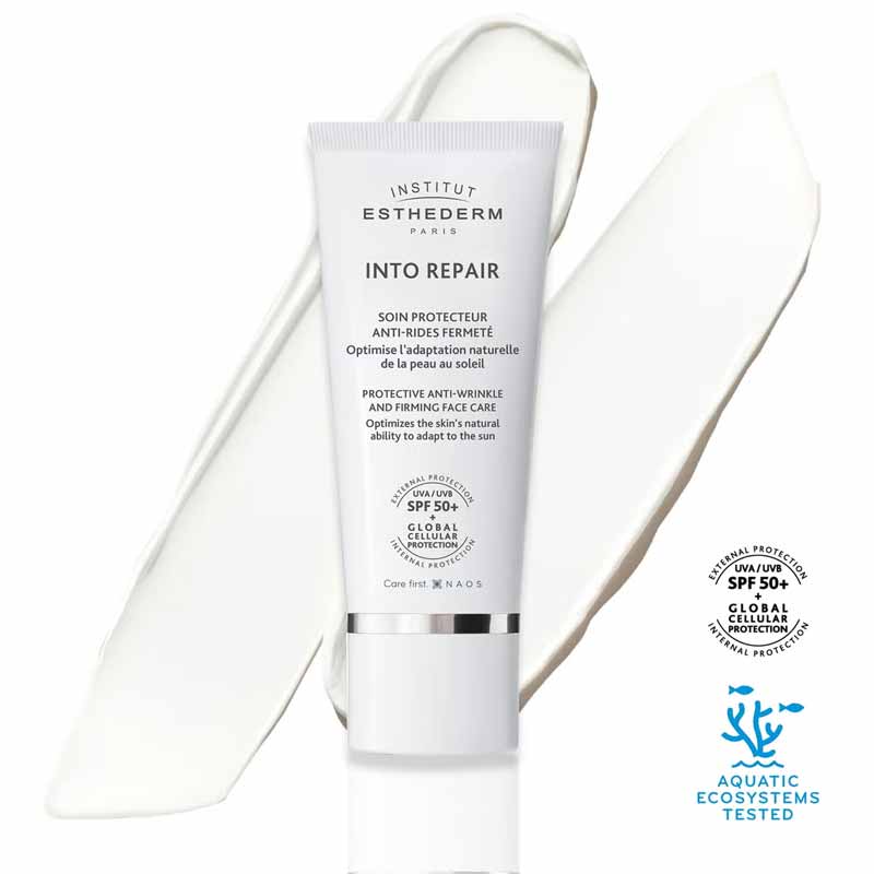 Institut Esthederm Into Repair Protective Anti Wrinkle and Firming Face Care SPF50+
