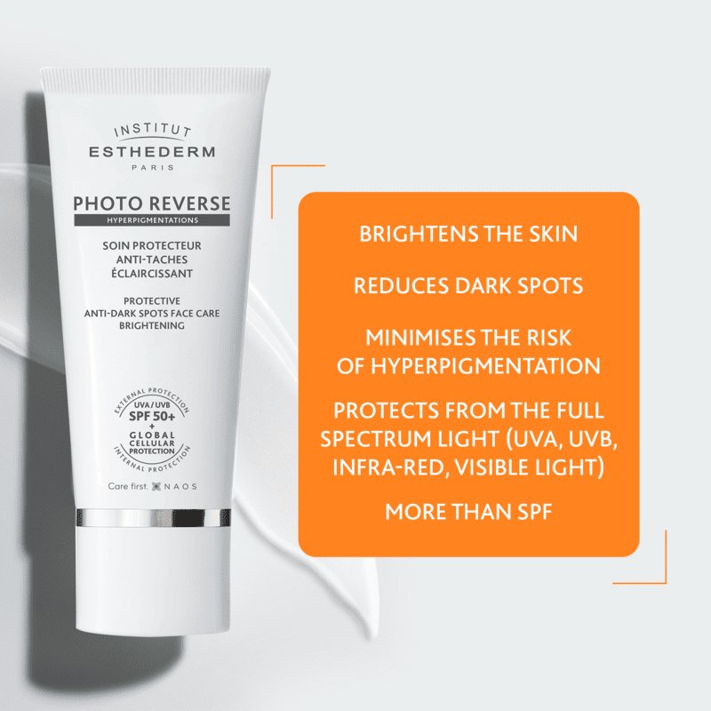 Institut Esthederm Photo Reverse Brightening Protective Anti-Dark Spots Face Care SPF 50+
